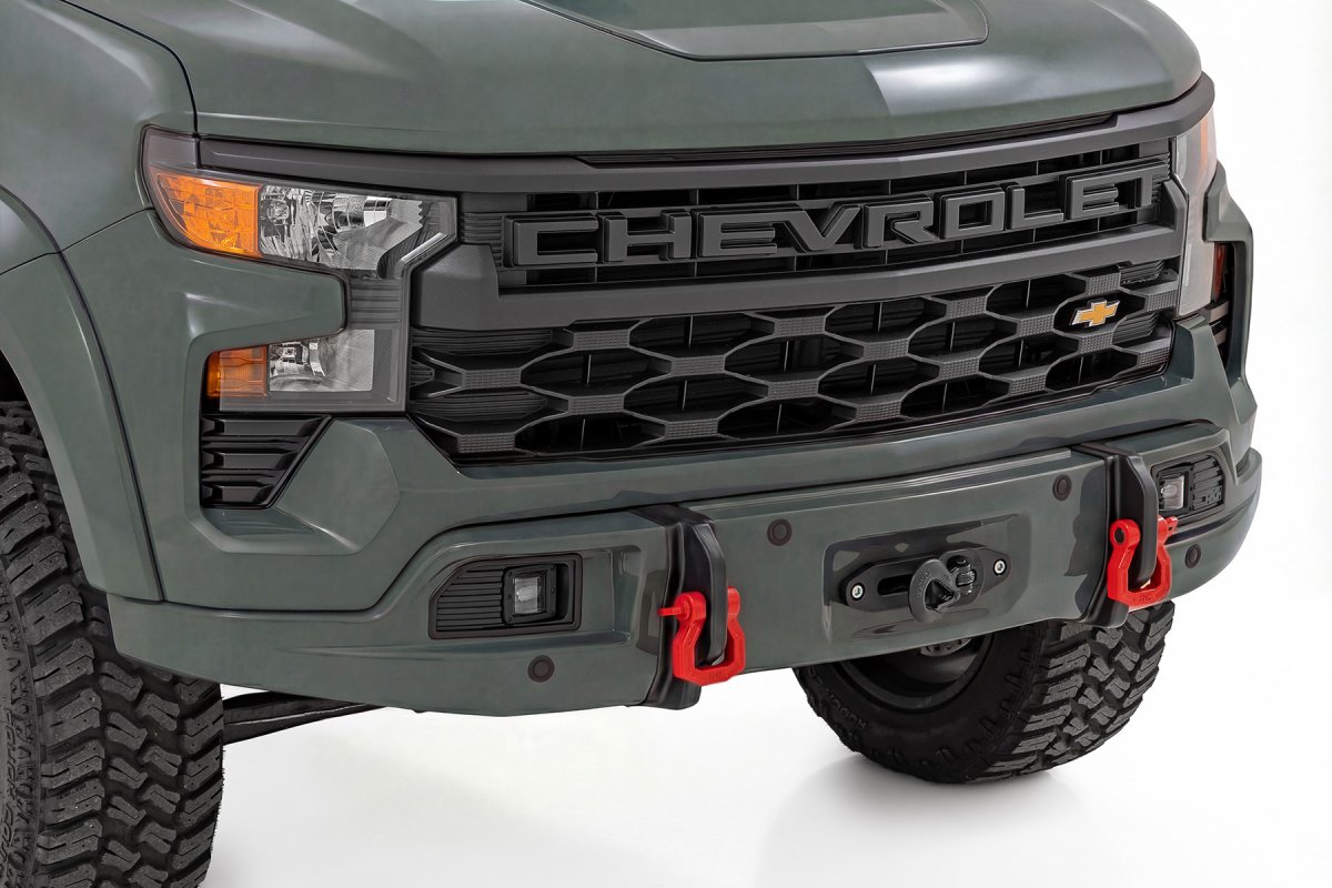 Chevrolet Silverado 1500 Bumper Cover - Rough Country - FXS - Cypress Gray - '23-'26